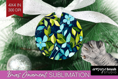 Eucalyptus Leaves Ornament PNG - Botanical PNG Sublimation Product Image 1