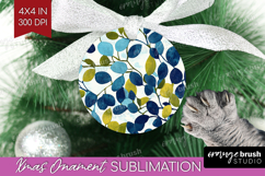 Eucalyptus Leaves Ornament PNG - Botanical PNG Sublimation Product Image 1