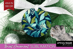 Eucalyptus Leaves Ornament PNG - Botanical PNG Sublimation Product Image 1