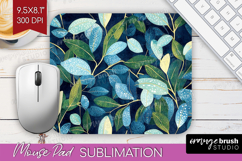 Eucalyptus Leaves Mouse Pad Sublimation - Botanical Mousepad Product Image 1