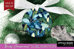 Eucalyptus Leaves Ornament PNG - Botanical PNG Sublimation Product Image 1