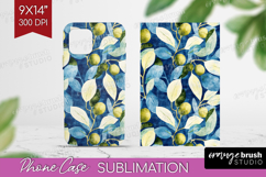 Eucalyptus Leaves Phone Case PNG - Botanical Case PNG Product Image 1