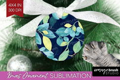 Eucalyptus Leaves Ornament PNG - Botanical PNG Sublimation Product Image 1