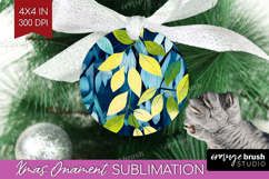Eucalyptus Leaves Ornament PNG - Botanical PNG Sublimation Product Image 1