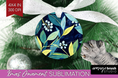 Eucalyptus Leaves Ornament PNG - Botanical PNG Sublimation Product Image 1
