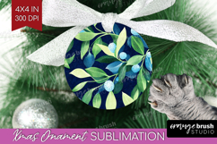 Eucalyptus Leaves Ornament PNG - Botanical PNG Sublimation Product Image 1