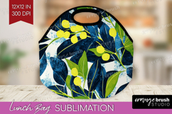 Eucalyptus Leaves Lunch Bag - Botanical Lunch Bug PNG Product Image 1