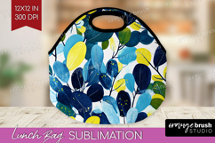 Eucalyptus Leaves Lunch Bag - Botanical Lunch Bug PNG Product Image 1