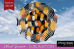 Halloween Wind Spinner Sublimation PNG - Brush Stroke Round Product Image 1