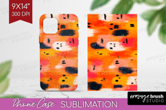 Halloween Phone Case PNG - Brush Stroke Case PNG Sublimation Product Image 1