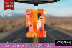 Halloween Air Freshener PNG - Brush Stroke PNG Sublimation Product Image 1
