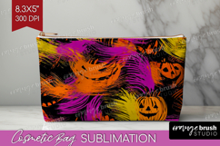 Halloween Cosmetic Bag - Brush Stroke Makeup Bag PNG Product Image 1