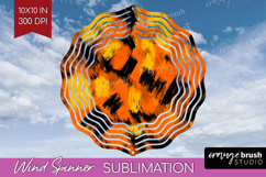 Halloween Wind Spinner Sublimation PNG - Brush Stroke Round Product Image 1
