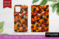 Halloween Phone Case PNG - Brush Stroke Case PNG Sublimation Product Image 1
