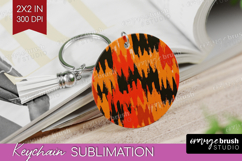 Halloween Keychain PNG - Brush Stroke Keychain Sublimation Product Image 1