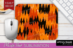 Halloween Mouse Pad Sublimation - Brush Stroke Mousepad PNG Product Image 1