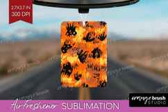 Halloween Air Freshener PNG - Brush Stroke PNG Sublimation Product Image 1