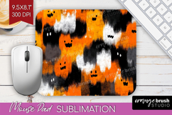 Halloween Mouse Pad Sublimation - Brush Stroke Mousepad PNG Product Image 1