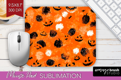 Halloween Mouse Pad Sublimation - Brush Stroke Mousepad PNG Product Image 1