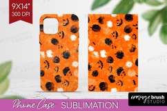 Halloween Phone Case PNG - Brush Stroke Case PNG Sublimation Product Image 1