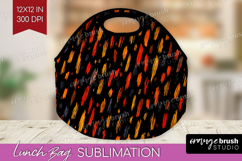Halloween Lunch Bag - Brush Stroke Lunch Bug PNG Sublimation Product Image 1