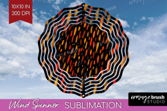Halloween Wind Spinner Sublimation PNG - Brush Stroke Round Product Image 1