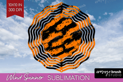 Halloween Wind Spinner Sublimation PNG - Brush Stroke Round Product Image 1