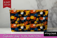 Halloween Cosmetic Bag - Brush Stroke Makeup Bag PNG Product Image 1