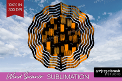Halloween Wind Spinner Sublimation PNG - Brush Stroke Round Product Image 1