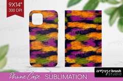 Halloween Phone Case PNG - Brush Stroke Case PNG Sublimation Product Image 1