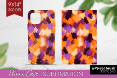 Halloween Phone Case PNG - Brush Stroke Case PNG Sublimation Product Image 1