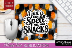 Halloween Quote Mouse Pad Sublimation - Sarcastic Mousepad Product Image 1