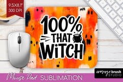 Halloween Quote Mouse Pad Sublimation - Sarcastic Mousepad Product Image 1