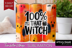 Halloween Quote Tumbler Wrap - Sarcastic Tumbler PNG Product Image 1