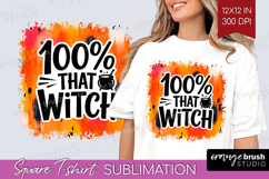 Halloween Quote Square Tshirt Background - Sarcastic PNG Product Image 1