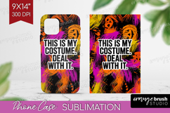 Halloween Quote Phone Case PNG - Sarcastic Case PNG Product Image 1