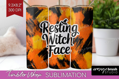 Halloween Quote Tumbler Wrap - Sarcastic Tumbler PNG Product Image 1