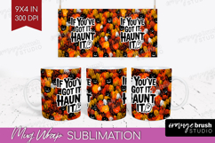 Halloween Quote Mug Wrap - Sarcastic Mug PNG Sublimation Product Image 1