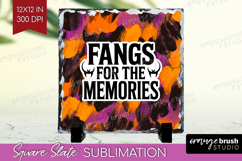 Halloween Quote Slate PNG - Sarcastic Square Slate Product Image 1