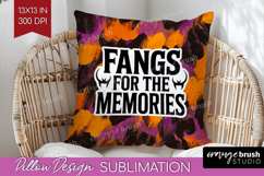 Halloween Quote Pillow Sublimation - Sarcastic Pillow Cover Product Image 1