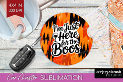 Halloween Quote Car Coaster - Sarcastic Coaster PNG Product Image 1