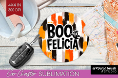 Halloween Quote Car Coaster - Sarcastic Coaster PNG Product Image 1