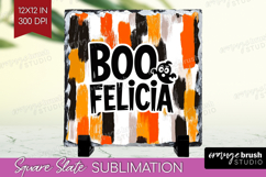 Halloween Quote Slate PNG - Sarcastic Square Slate Product Image 1