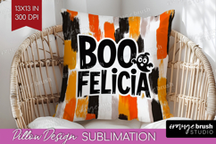 Halloween Quote Pillow Sublimation - Sarcastic Pillow Cover Product Image 1