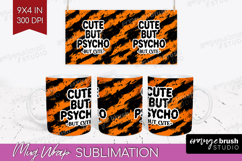 Halloween Quote Mug Wrap - Sarcastic Mug PNG Sublimation Product Image 1
