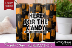 Halloween Quote Tumbler Wrap - Sarcastic Tumbler PNG Product Image 1