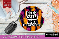 Halloween Quote Car Coaster - Sarcastic Coaster PNG Product Image 1