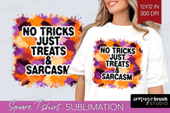 Halloween Quote Square Tshirt Background - Sarcastic PNG Product Image 1
