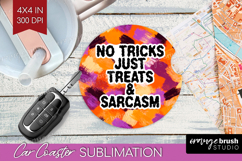 Halloween Quote Car Coaster - Sarcastic Coaster PNG Product Image 1