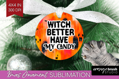 Halloween Quote Ornament PNG - Sarcastic PNG Sublimation Product Image 1